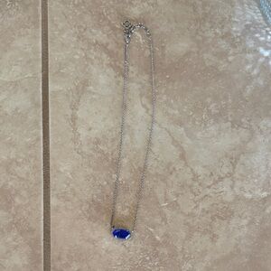 Kendra Scott Blue Silver Necklace